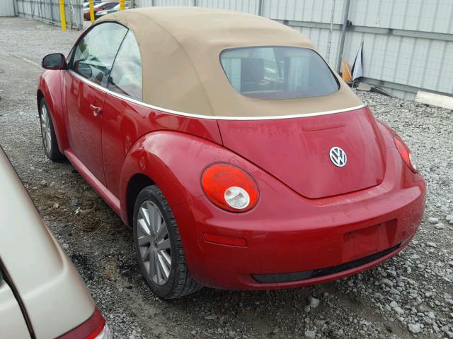 3VWRF31Y69M400213 - 2009 VOLKSWAGEN NEW BEETLE 红色 照片 3