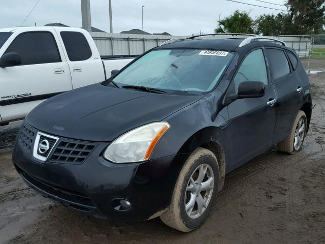 JN8AS5MT5AW002801 - 2010 NISSAN ROGUE BLACK photo 2