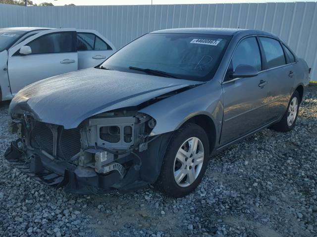 2G1WB58KX81364460 - 2008 CHEVROLET IMPALA LS GRAY photo 2