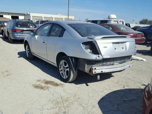 1G8AV12F73Z176678 - 2003 SATURN ION LEVEL SILVER photo 3