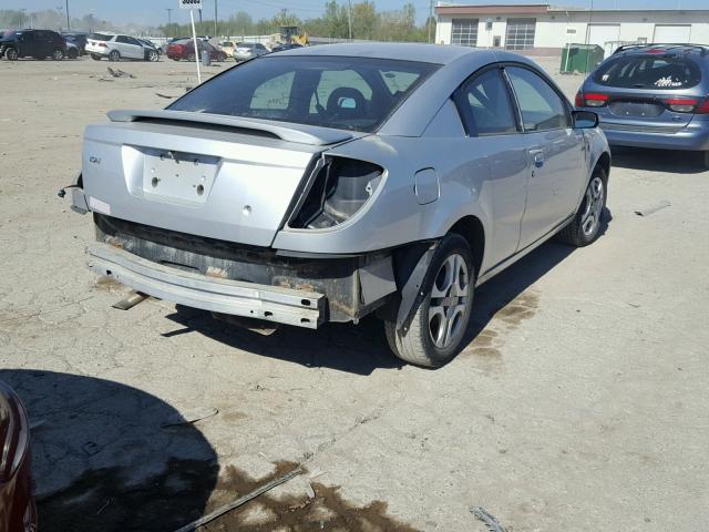 1G8AV12F73Z176678 - 2003 SATURN ION LEVEL SILVER photo 4