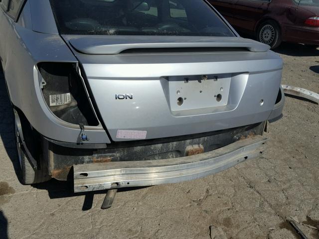 1G8AV12F73Z176678 - 2003 SATURN ION LEVEL SILVER photo 9