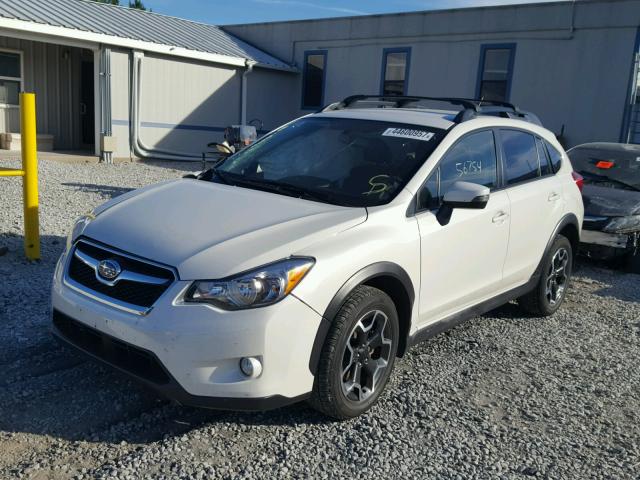 JF2GPAMC3F8298611 - 2015 SUBARU XV CROSSTR WHITE photo 2