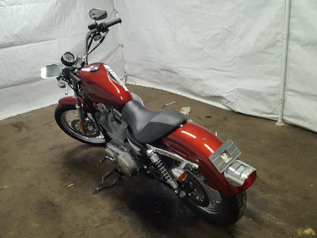 1HD4CR2179K408708 - 2009 HARLEY-DAVIDSON XL883 RED photo 3