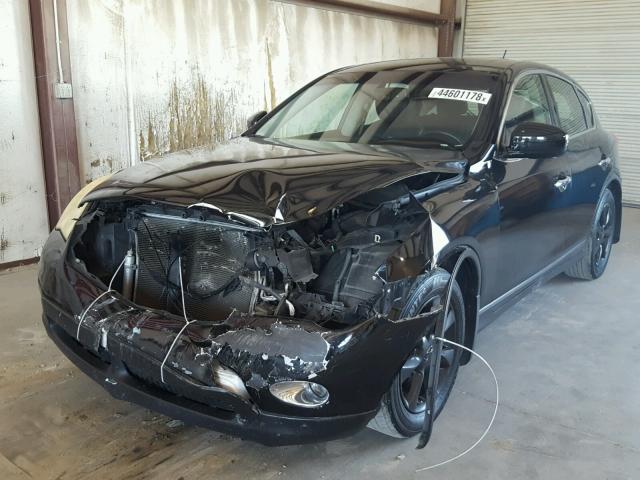 JNKAJ09E48M301471 - 2008 INFINITI EX35 BASE BLACK photo 2