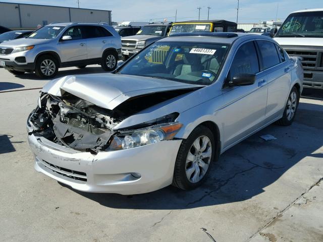 1HGCP36859A013682 - 2009 HONDA ACCORD EXL SILVER photo 2