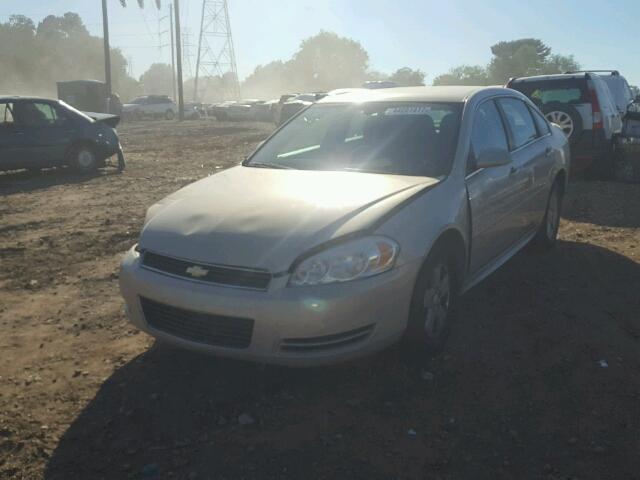 2G1WF5EK3B1187217 - 2011 CHEVROLET IMPALA TAN photo 2