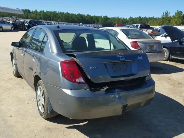 1G8AJ55F57Z166302 - 2007 SATURN ION SILVER photo 3