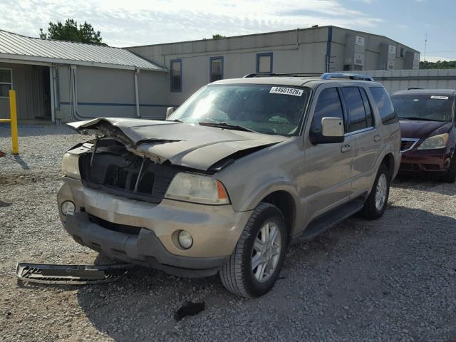 5LMEU68H54ZJ08860 - 2004 LINCOLN AVIATOR 棕色 照片 2