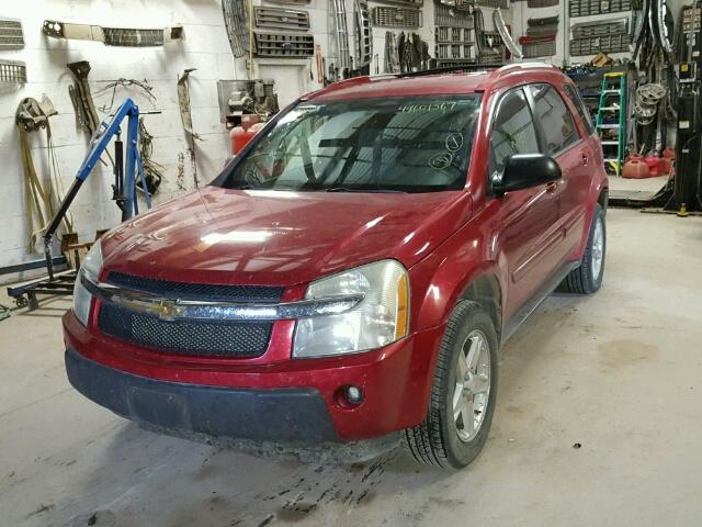 2CNDL73F256160070 - 2005 CHEVROLET EQUINOX RED photo 2