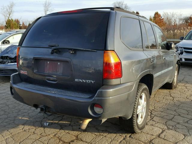 1GKDT13S572196581 - 2007 GMC ENVOY GRAY photo 4