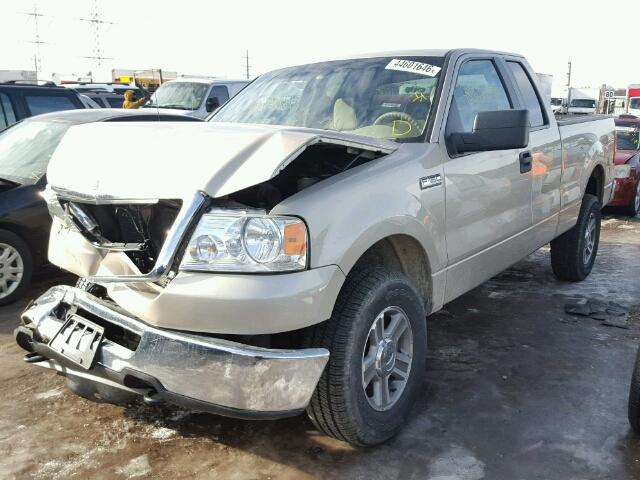 1FTPX14V77FB65962 - 2007 FORD F150 GOLD photo 2