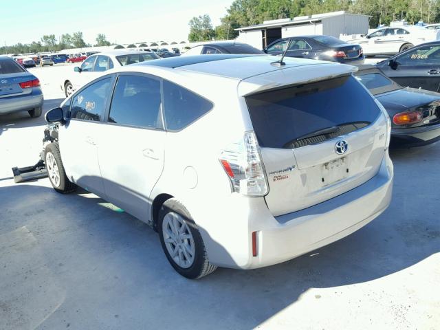 JTDZN3EU4E3309823 - 2014 TOYOTA PRIUS V SILVER photo 3