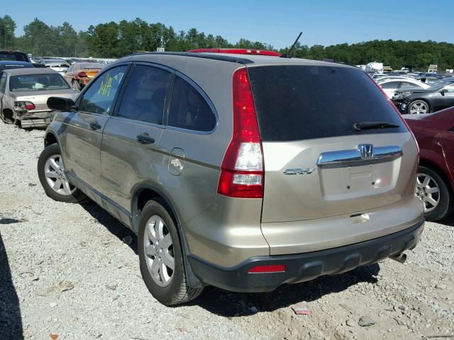 5J6RE38538L002677 - 2008 HONDA CR-V EX BEIGE photo 3