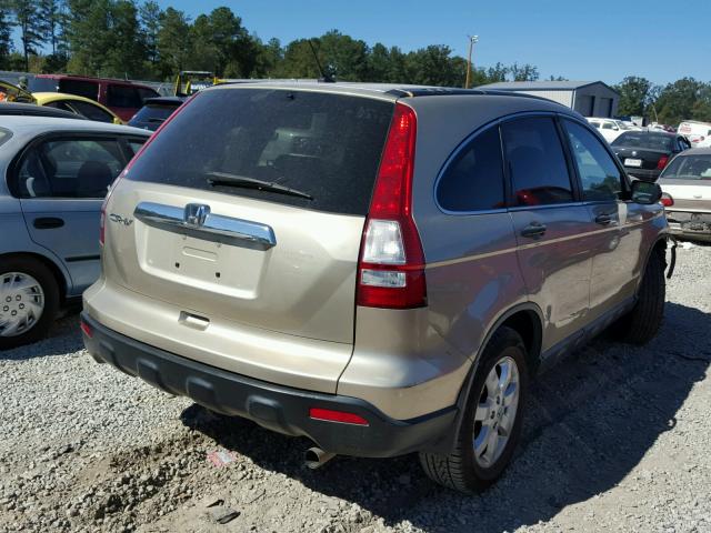 5J6RE38538L002677 - 2008 HONDA CR-V EX BEIGE photo 4