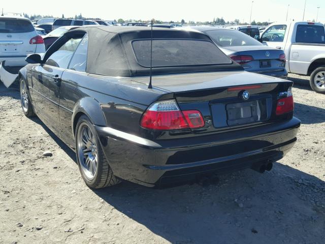 WBSBR93471EX20586 - 2001 BMW M3 BLACK photo 3