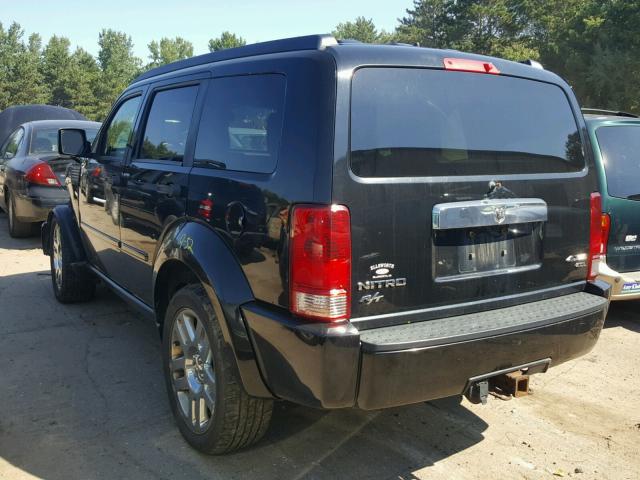 1D8GU58617W737161 - 2007 DODGE NITRO R/T BLACK photo 3