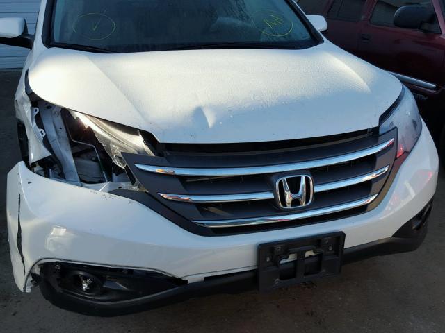 5J6RM4H73EL063226 - 2014 HONDA CR-V WHITE photo 7