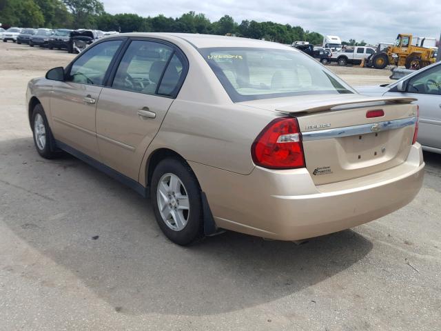 1G1ZT52855F306221 - 2005 CHEVROLET MALIBU LS BEIGE photo 3