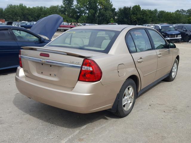 1G1ZT52855F306221 - 2005 CHEVROLET MALIBU LS BEIGE photo 4