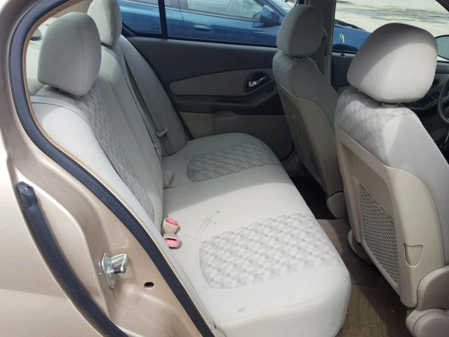 1G1ZT52855F306221 - 2005 CHEVROLET MALIBU LS BEIGE photo 6