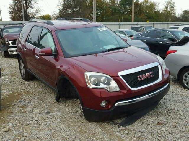 1GKKRREDXBJ125409 - 2011 GMC ACADIA SLT მუქწითელი ფოტო 1