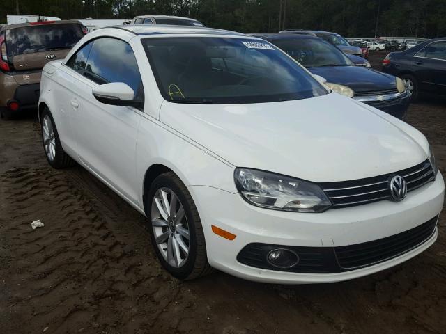 WVWBW7AH6CV000015 - 2012 VOLKSWAGEN EOS KOMFOR WHITE photo 1