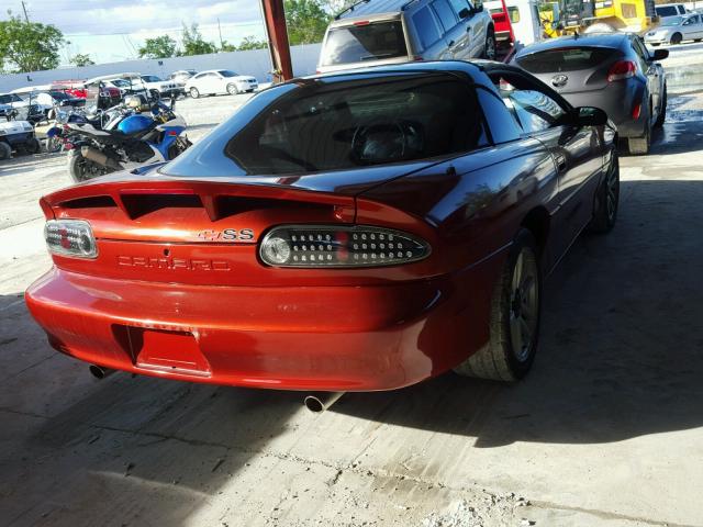 2G1FP22G422104352 - 2002 CHEVROLET CAMARO Z28 ORANGE photo 4