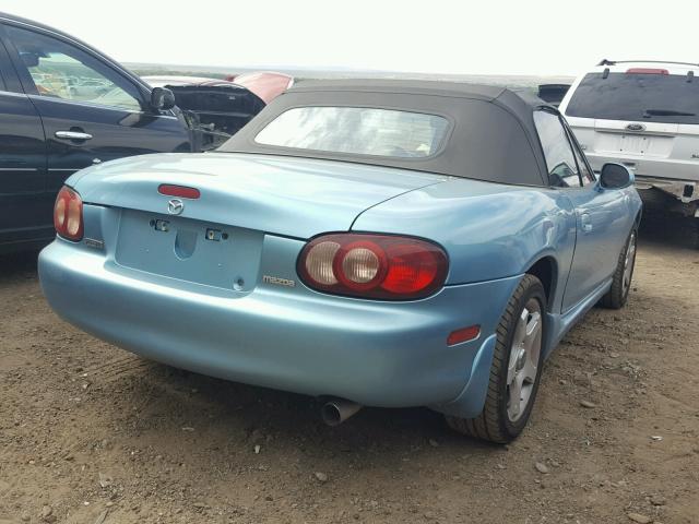 JM1NB353720221991 - 2002 MAZDA MX-5 MIATA BLUE photo 4