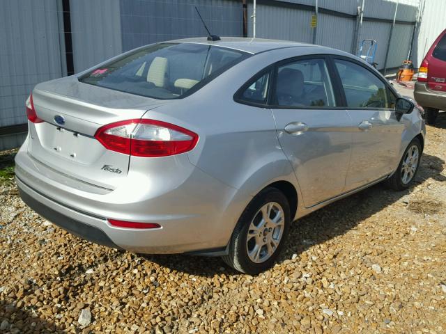 3FADP4BJ3EM169031 - 2014 FORD FIESTA SE SILVER photo 4