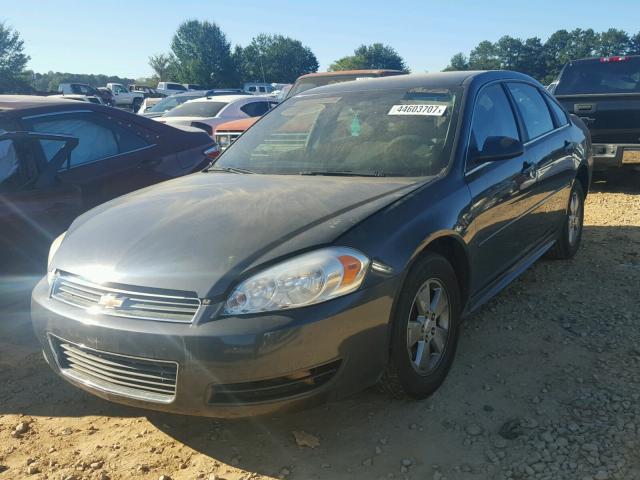 2G1WF5EK0B1151839 - 2011 CHEVROLET IMPALA GRAY photo 2