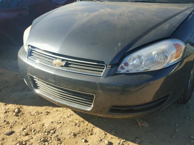 2G1WF5EK0B1151839 - 2011 CHEVROLET IMPALA GRAY photo 9