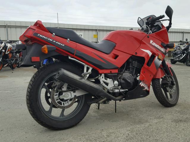 JKAEXMF151A079972 - 2001 KAWASAKI EX250 F RED photo 4