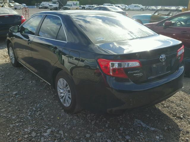 4T4BF1FK7DR281395 - 2013 TOYOTA CAMRY L BLACK photo 3