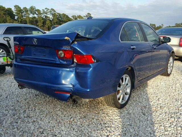 JH4CL96897C009633 - 2007 ACURA TSX BLUE photo 4