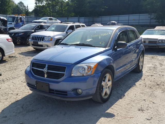 1B3HB78K77D214225 - 2007 DODGE CALIBER R/ BLUE photo 2