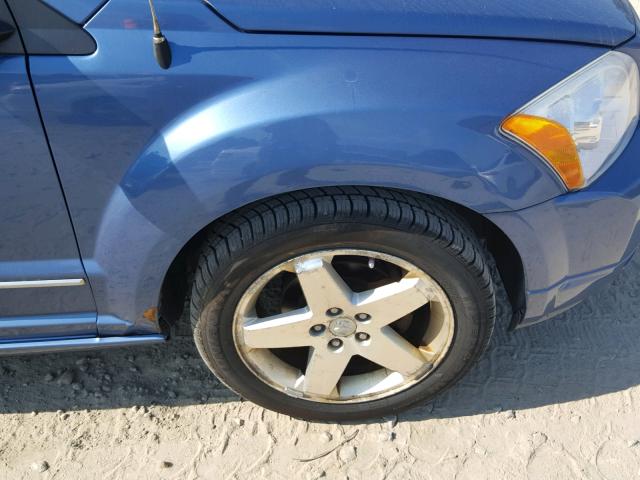 1B3HB78K77D214225 - 2007 DODGE CALIBER R/ BLUE photo 9