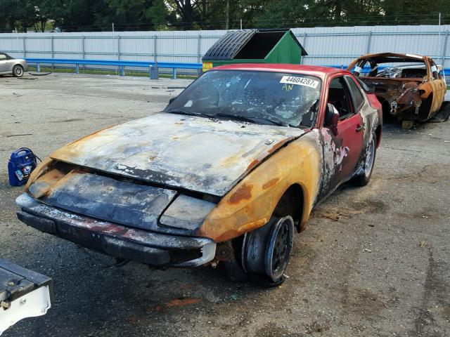 WP0AA0949GN453764 - 1986 PORSCHE 944 RED photo 2