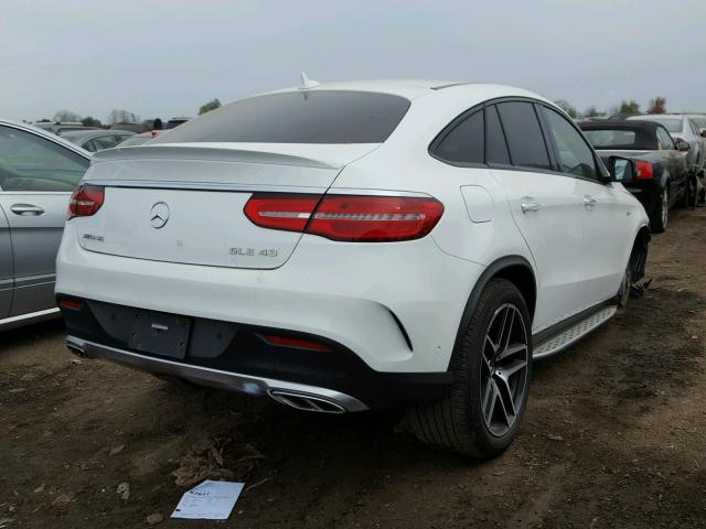 4JGED6EB8HA056101 - 2017 MERCEDES-BENZ GLE COUPE WHITE photo 4