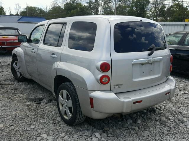 3GNDA13D27S638859 - 2007 CHEVROLET HHR LS Plata foto 3