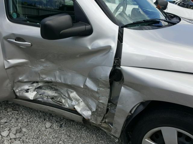 3GNDA13D27S638859 - 2007 CHEVROLET HHR LS Plata foto 9