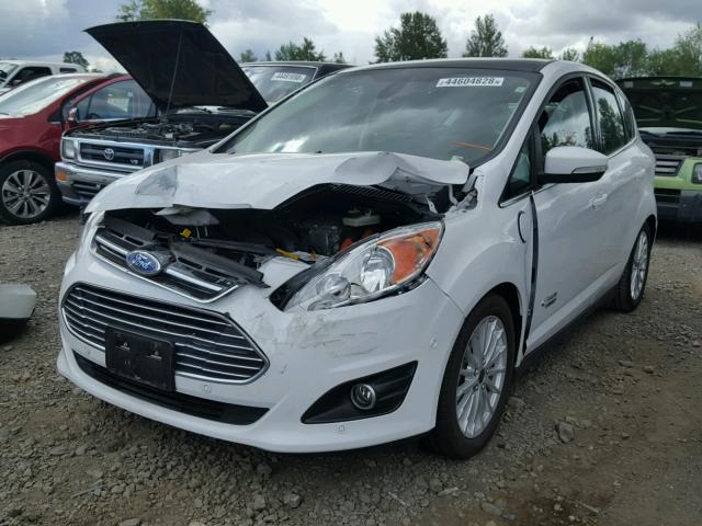 1FADP5CU6FL106541 - 2015 FORD C-MAX PREM WHITE photo 2