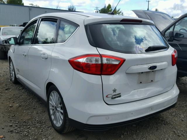 1FADP5CU6FL106541 - 2015 FORD C-MAX PREM WHITE photo 3