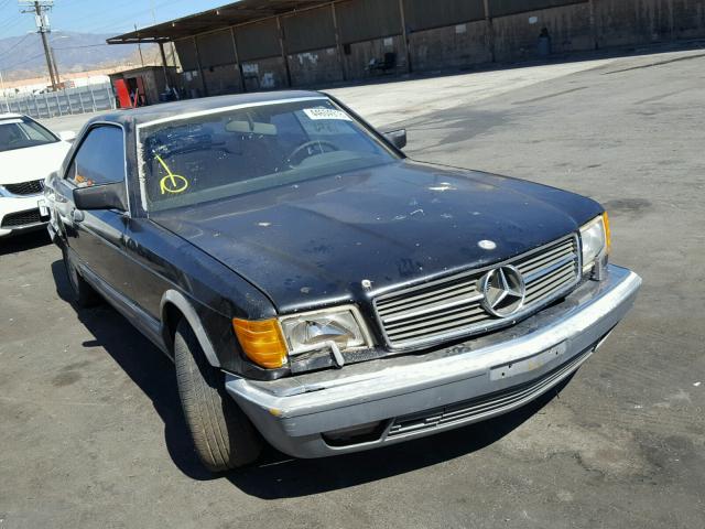 WDBCA45D26A236519 - 1986 MERCEDES-BENZ CL BLACK photo 1