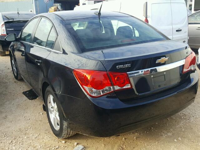 1G1PF5SC4C7268894 - 2012 CHEVROLET CRUZE BLACK photo 3