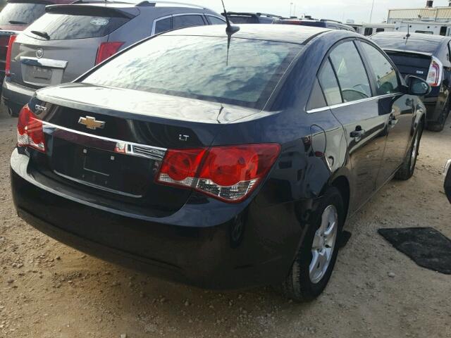 1G1PF5SC4C7268894 - 2012 CHEVROLET CRUZE BLACK photo 4