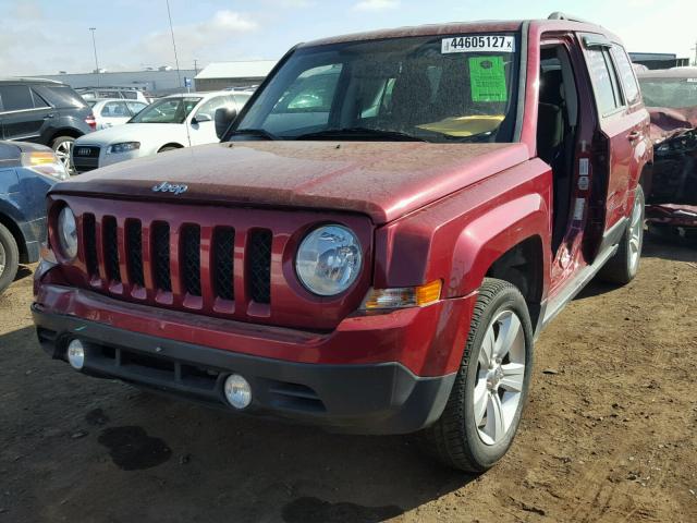 1C4NJRFB3ED501948 - 2014 JEEP PATRIOT LA RED photo 2