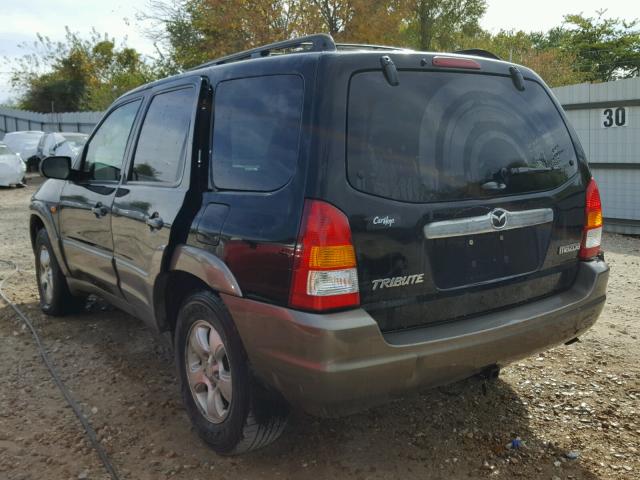 4F2CZ96153KM41283 - 2003 MAZDA TRIBUTE ES BLACK photo 3