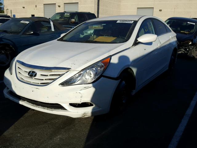 5NPEB4ACXDH771882 - 2013 HYUNDAI SONATA GLS WHITE photo 2