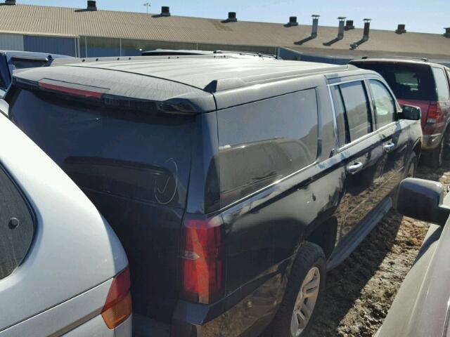 1GNSCJKC2FR546419 - 2015 CHEVROLET SUBURBAN C BLACK photo 4